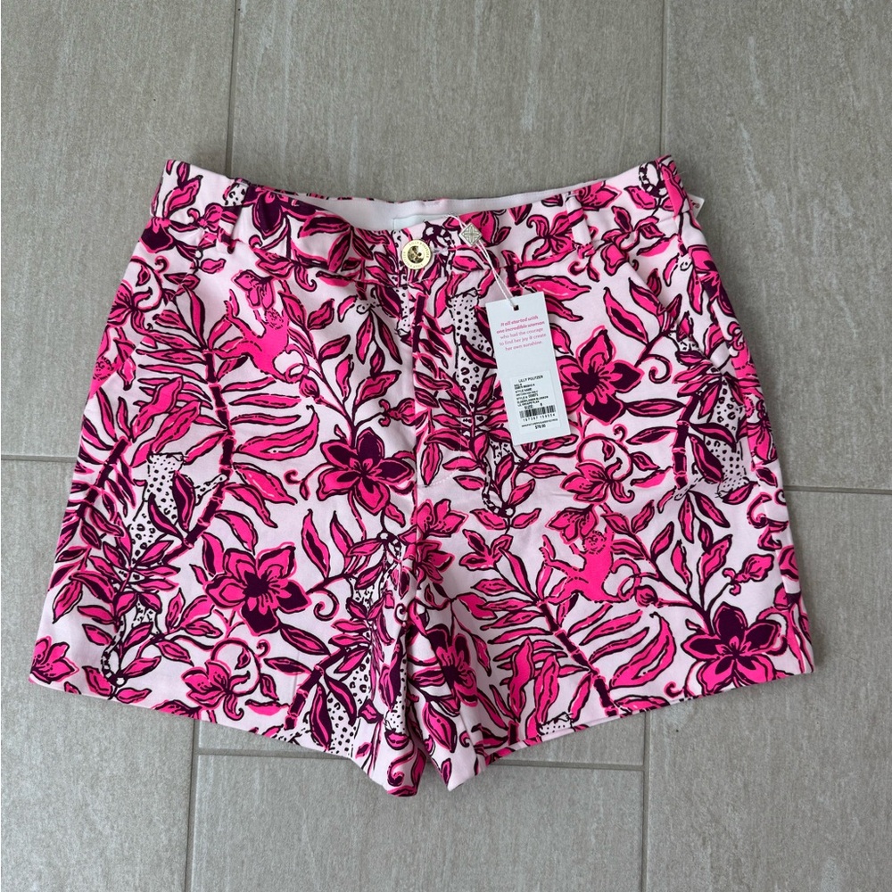 🌸🆕Lilly Pulitzer Gretchen High Rise Shorts, Size 6🌸